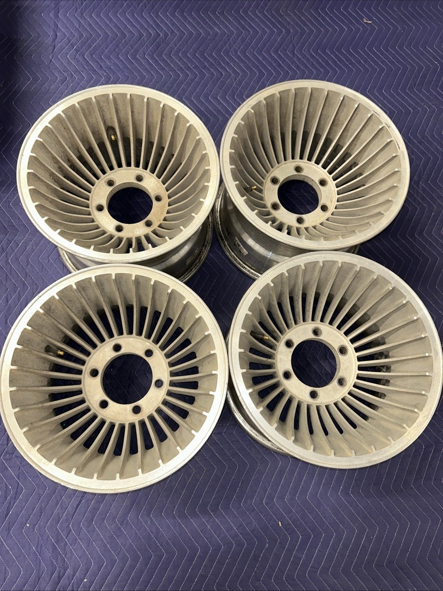 Vintage Western Wheel 15X10 6x5.5 Turbine Aluminum 6 Lug 30 Spoke