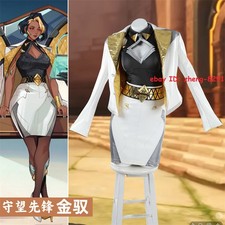 Game Overwatch Domina Cosplay Costume Outfit Halloween Cos Uniform Full Set New