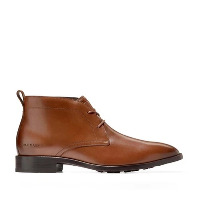 Botas Chukka Cole Haan Hawthorne Para Hombres 11 M Cuero Tostado Británico C38728 Nuevas En Caja - Imagen 1 de 4