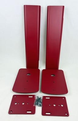KEF S2 Floor Stand (Pair) - Red - See photos