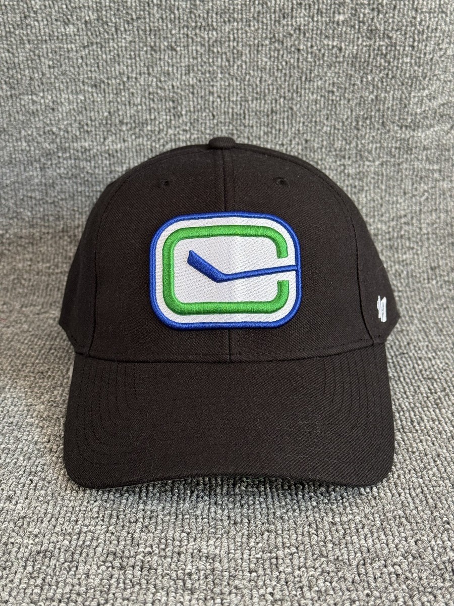 '47 Brand Vancouver Canucks Dad Hat Strapback Black OSFA NHL Cap