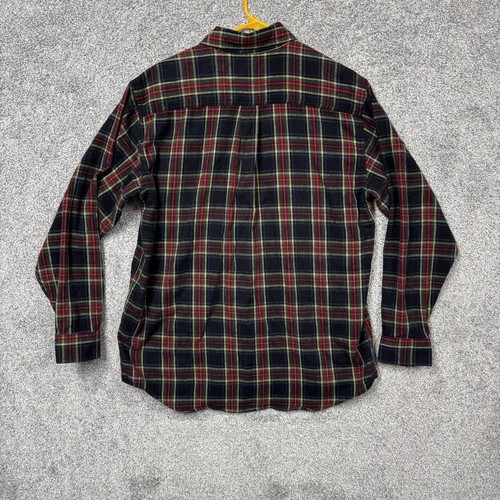 Vintage 90s L.L.Bean Flannel Shirt M  Plaid Cabincore Lodge Kurt Cobaine Grunge, $69.99 - Photo 7