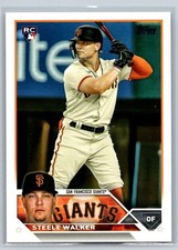 2023 Topps #264 Steele Walker RC - San Francisco Giants