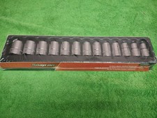 New Snap-on 12 Drive 12 Thru 24 Mm 6-point Shallow Socket Set 313twmya Sealed New Snap-on 12 Drive 12 Thru 24 Mm 6-point Shallow Socket Set 313twmya Sealed