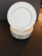 Noritake Ranier White Porcelain Round Salad P...