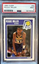 1989-90 Fleer - Reggie Miller #65 Pacers PSA 9