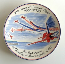 Poole Pottery Commemorative Dish  "100 Years of Powered Flight" The Red Arrows