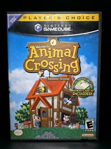 Animal Crossing Nintendo GameCube with Manual - Tested