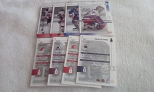 2001-02 UD Stanley Cup Champs. Partial Set. You pick the cards you need/want.