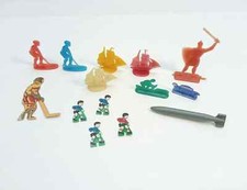 USSR Toy Figures Hockey Players Ships Toy Soldiers Tank Collectible Vintage Rare