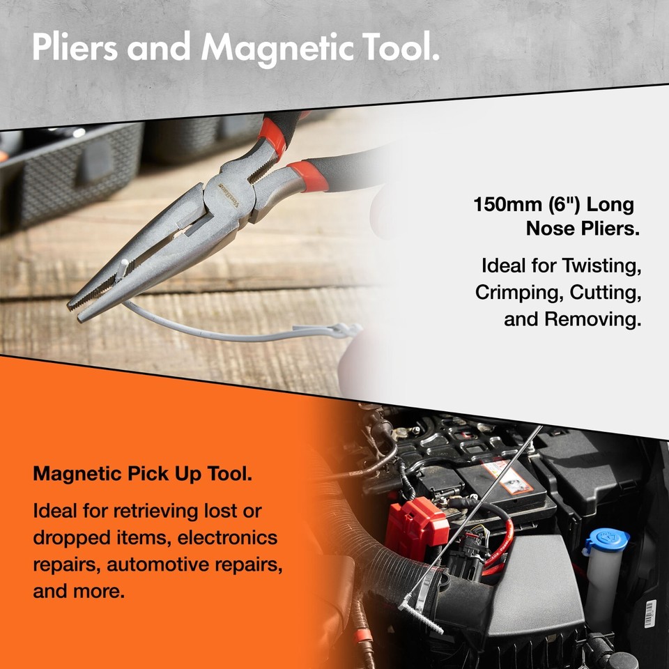 53 Pieces Tool Set for Beginners with Carry Case - VonHaus Household ...