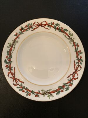 Royal Worcester Holly Ribbons Salad Plate | eBay