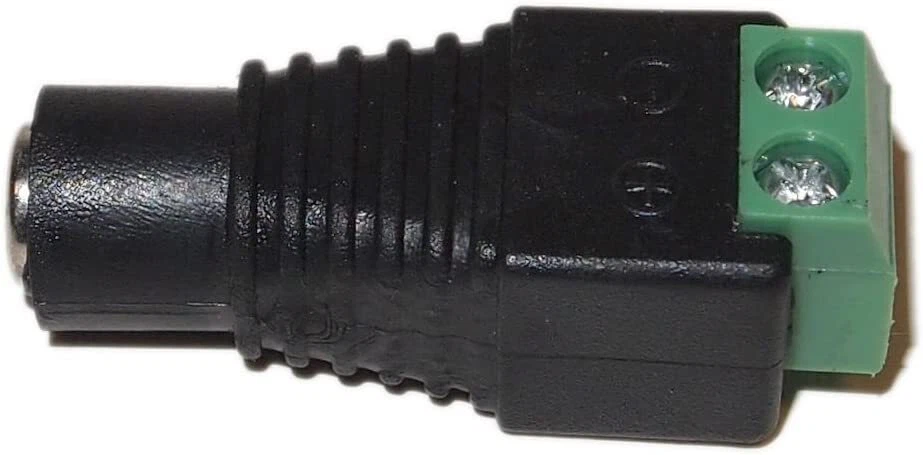 100 PCS Cat5/6 Cable Female DC Jack Connector with Screw Terminal 5.5mm x 2.1mm  - Image 4 of 4