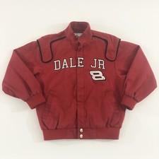 Dale Earnhardt Jr. 8 NASCAR Chase Authentics Jacket Coat Red Youth Size Small