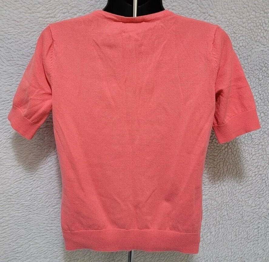 PS Hampshire Studio Mujer Cárdigan Suéter Camisa Top Talla Pequeña Pequeña Floral Foto 4 de 4