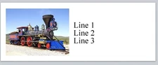 Personalized Address Labels Vintage Train {jx 552}