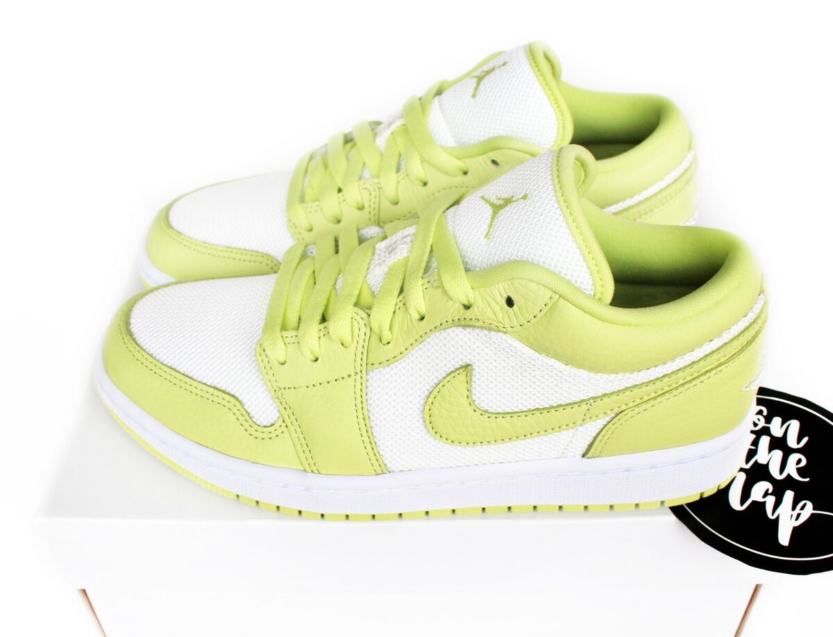 Nike Air Jordan 1 Low SE W Limelight Green Lime White UK 4 5 Nike Air Jordan 1 Low SE W Limelight Green Lime White UK 4 5
