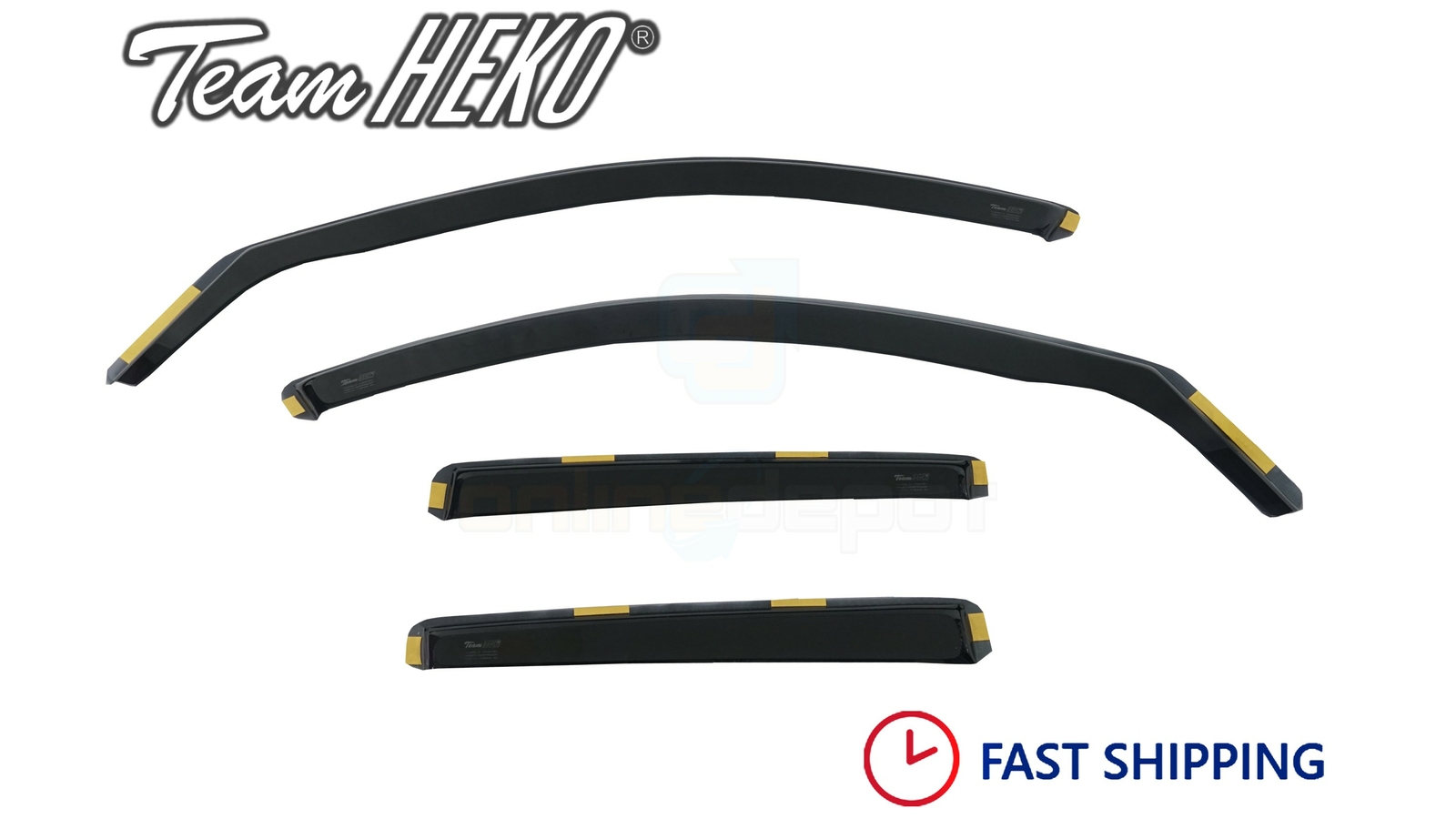 Wind Deflectors Tinted HEKO BMW X1 F48 2015present 5 doors SUV 2015