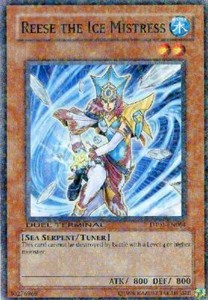 Reese the Ice Mistress - DT01-EN064 - Parallel Rare - Duel Terminal x3 - Near Mi
