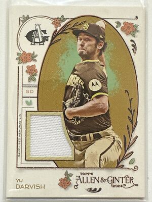 2024 Topps Allen & Ginter #AGR-YD Yu Darvish A&G Relics Full Size B