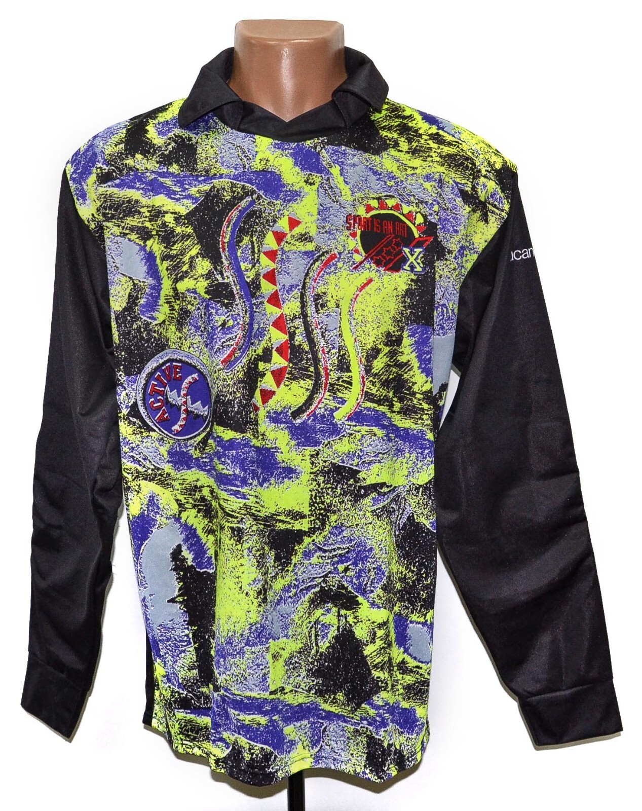 RUCANOR VINTAGE TEMPLATE 1990S GK FOOTBALL SHIRT SIZE L ADULT