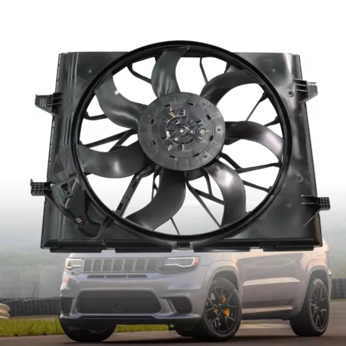Radiator Cooling Fan For Dodge Durango Jeep Grand Cherokee 2014-20 3.6L/5.7L US - Picture 2 of 6