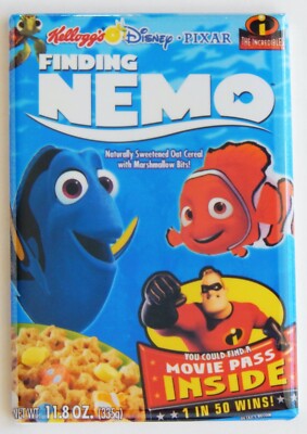 Finding Nemo Cereal Box FRIDGE MAGNET 