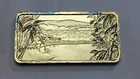 Vintage 1975 Hamilton Mint ATB 24K EGP 1 Ounce Silver Art Bar Mauna Kea Volcano