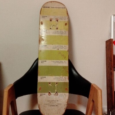 Supreme × RYAN MCGINNESS SKATE DECK PANTONE 2000