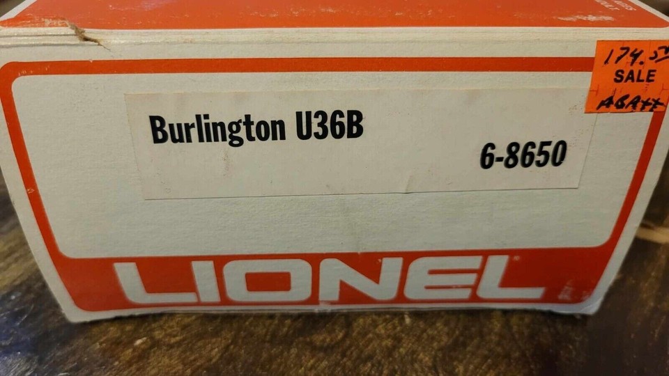 nib-6-8650-lionel-burlington-northern-u36b-diesel-locomotive-8650-ebay