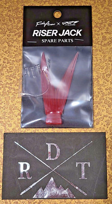 FISH ARROW x DRT RISER JACK TAIL  & LIP  SPARE PARTS PACK ''RED'' FREE SHIP