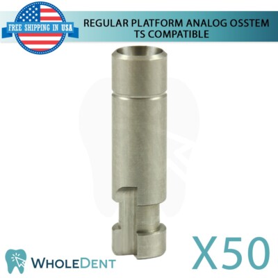 50 Regular Platform Analog Dental Lab 2.5mm Osstem  TS Hiossen  ET Compatible