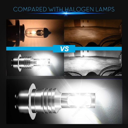2 6000K LED para STANLEY 12V Lámpara de Cabeza Bombillas Honda FL350R FL400R Odyssey EE. UU. - Imagen 10 de 16