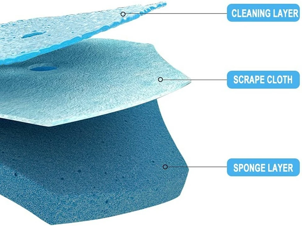 BOOMJOY Disposab Toilet Brush Replaceable Head Long Handle Bathroom Brush - image 4 of 4