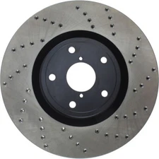 Disc Brake Rotor-Sport Cross-Drilled Front Left Stoptech 128.47022L