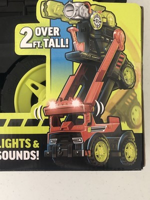 rescue heroes transforming fire truck with lights & sounds