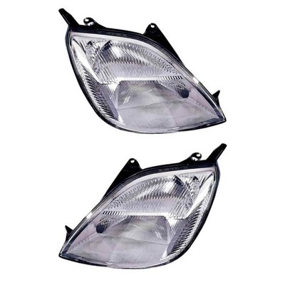Scheinwerfer Set links rechts mit LWR Stellmotor für Ford Fiesta V JH_ JD_