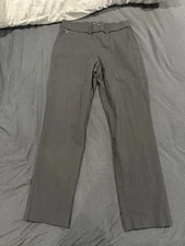 COUNTERPARTS Womens Petite Size 10P Black Stretch Rayon Pants 27" Inseam