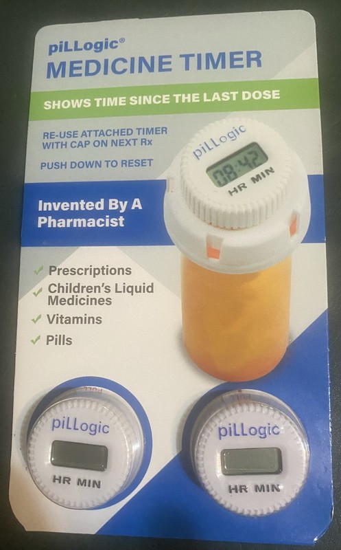 Pillogic Medicine Timer-Medication Tracker-Pill Reminder for White