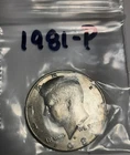 1981-P Kennedy Half Dollar, Circulated but NICE !