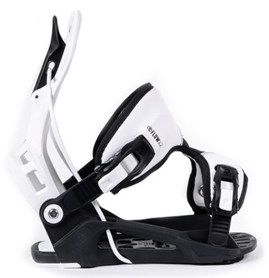 2027 Nidecker FLOW Alpha White Stormtrooper Snowboard Bindings XL -NEW