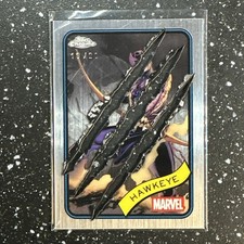 2025 Topps Chrome Marvel 133 Hawkeye Clawed Die Cut /20