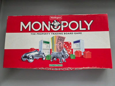   Monopoly Waddingtons Vintage UK Edition   Englisch   komplett   selten