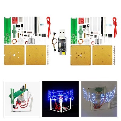 Lötübungsset, DIY-Elektronik-Set, schwebendes LED-Display, Übungslernen für