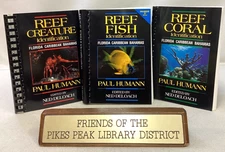 Lot of 3  REEF FISH CREATURES CORAL IDENTIFICATION Florida Carib Bahamas /Humann