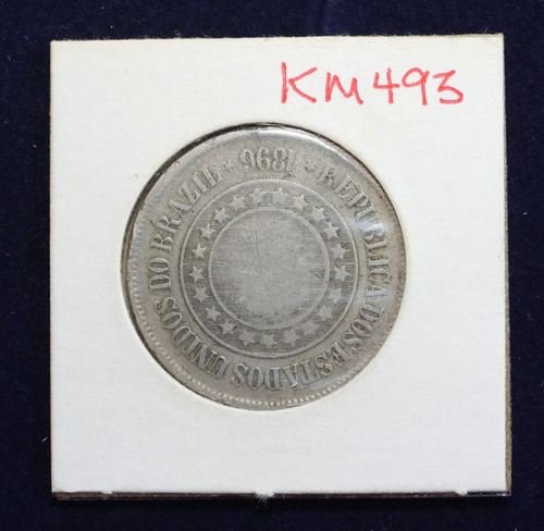 Moneta 200 riso rame-nichel 1896 Brasile KM# 493 - Foto 4 di 4