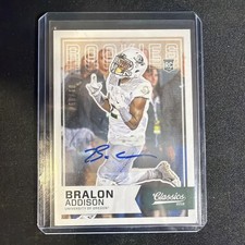 Panini 2016 Classics Bralon Addison #296 Oregon Ducks Rookie Auto /99 Football