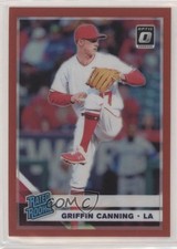 2019 Panini Donruss Optic Rated Rookies Red Prizm 34/60 Griffin Canning #90 0w7