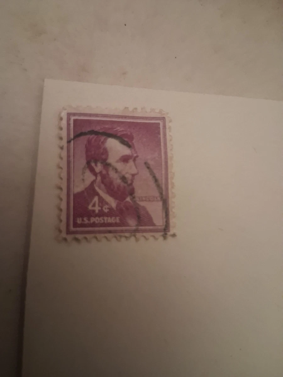 4 Cent Lincoln Stamp In Used Us Stamps (1901-Now) for sale | eBay