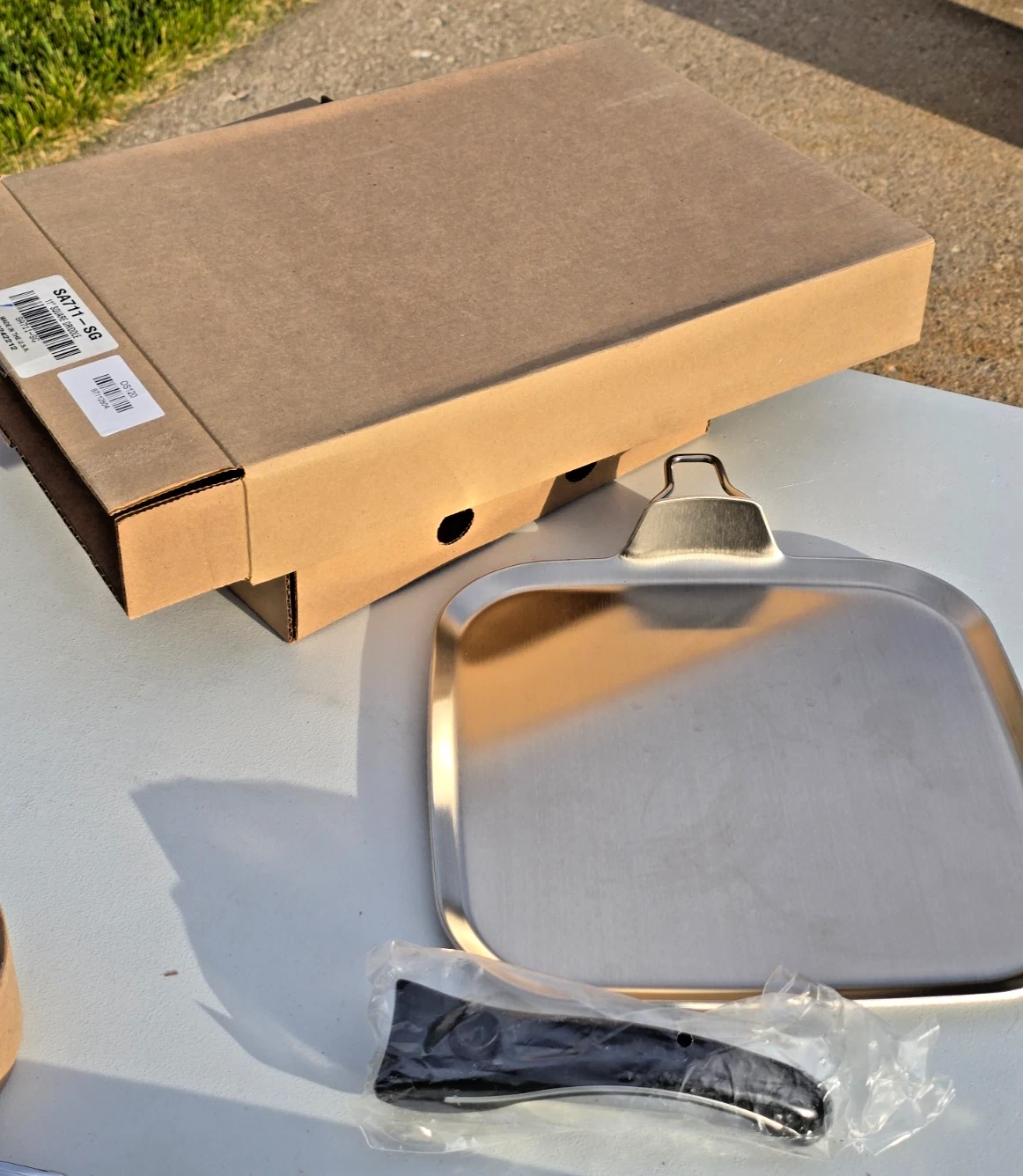NEW! Saladmaster 316Ti 11" Square Griddle Cookware Pan Stainless Steel USA Boxed
Opens in a new wind
